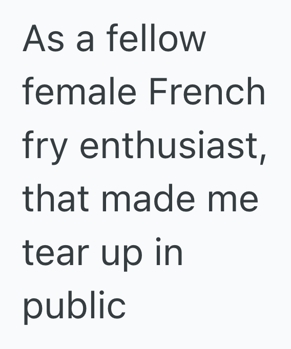 Screenshot 2025 07 09 at 12.05.41 PM Her Older Brother Secretly Shared His French Fries With Her As A Kid, So She Felt Loved Even During Tough Times
